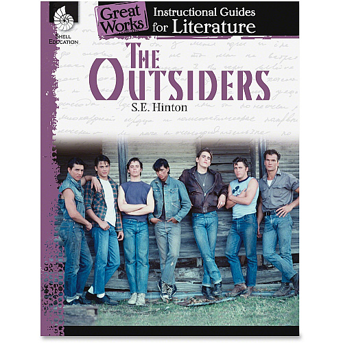 Shell Education The Outsiders An Instructional Guide Printed Book by S.E. Hinton 72 Pages - Shell Educational Publishing Publication - Book - Grade 9-12 - 1 Each (40304)