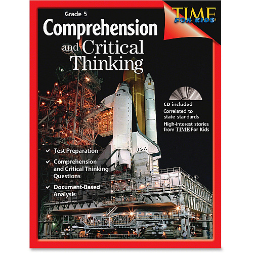 Shell Education Grade 5 Comprehension/Critical Thinking Book Printed/Electronic Book 112 Pages - Shell Educational Publishing Publication - Book, CD-ROM - Grade 5 - English - 1 Each (50245)