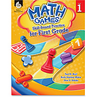 Shell Education Grade 1 Math Games Skills-Based Practice Book by Ted H. Hull, Ruth Harbin Miles, Don S. Balka Printed Book by Ted H. Hull, Ruth Harbin Miles, Don S. Balka 144 Pages - Shell Educational Publishing Publication - Book - Grade 1 - 1 Ea (51288)