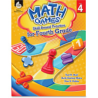 Shell Education Grade 4 Math Games Skills-Based Practice Book by Ted H. Hull, Ruth Harbin Miles, Don S. Balka Printed Book by Ted H. Hull, Ruth Harbin Miles, Don Balka 152 Pages - Shell Educational Publishing Publication - Book - Grade 4 - 1 Each (51291)
