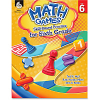 Shell Education Grade 6 Math Games Skills-Based Practice Book by Ted H. Hull, Ruth Harbin Miles, Don S. Balka Printed Book by Ted H. Hull, Ruth Harbin Miles, Don Balka 136 Pages - Shell Educational Publishing Publication - Book - Grade 6 - English (51293)