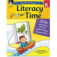 Shell Education Literacy Time Rhythm/Rhyme Level K Printed Book by Timothy Rasinski, Karen McGuigan Brothers, Gay Fawcett 144 Pages - Shell Educational Publishing Publication - Book - Grade K - 1 Each (51336)