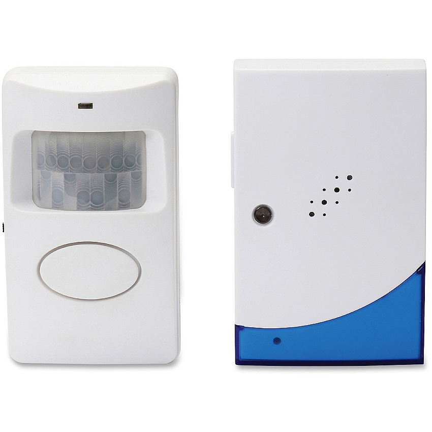 Tatco Wireless Chime with Receiver Wireless - Blue, White (57930)
