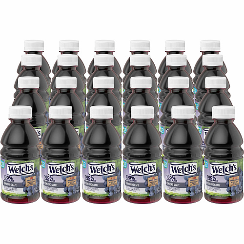Welch's 100 Percent Grape Juice 10 fl oz (296 mL) - 24 / Carton (35400)