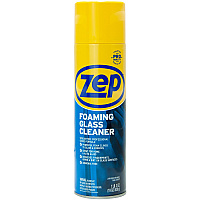Zep Foaming Glass Cleaner For Glass, Window, Home, Office, Automobile, Mirror, Nonporous Surface, Tinted Glass - 19 oz (1.19 lb) - Recommended For: Fingerprint Remover, Film Remover, Grease Remover, Smudge Remover, Dirt Remover - Ammonia-free -  (ZUFGC19)