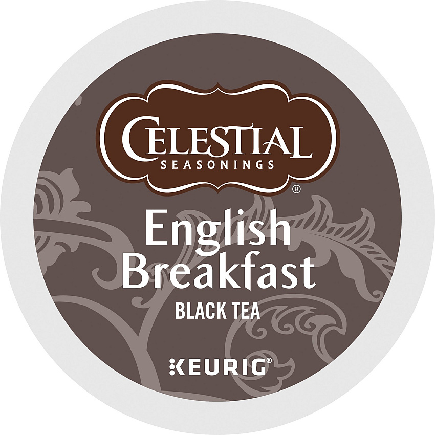 Celestial Seasonings&reg; English Breakfast Black Tea K-Cup Compatible with Keurig Brewer - Black Tea - 24/Box - 4 / Carton (14731CT)