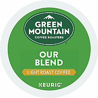 Green Mountain Coffee Roasters&reg; K-Cup Our Blend Coffee Compatible with Keurig Brewer - Regular - Light - K-Cup - 24/Box - 4 / Carton (6570CT)
