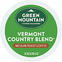 Green Mountain Coffee Roasters&reg; K-Cup Vermont Country Blend Coffee Compatible with Keurig Brewer - Regular - Medium - K-Cup - 24/Box - 4 / Carton (6602CT)
