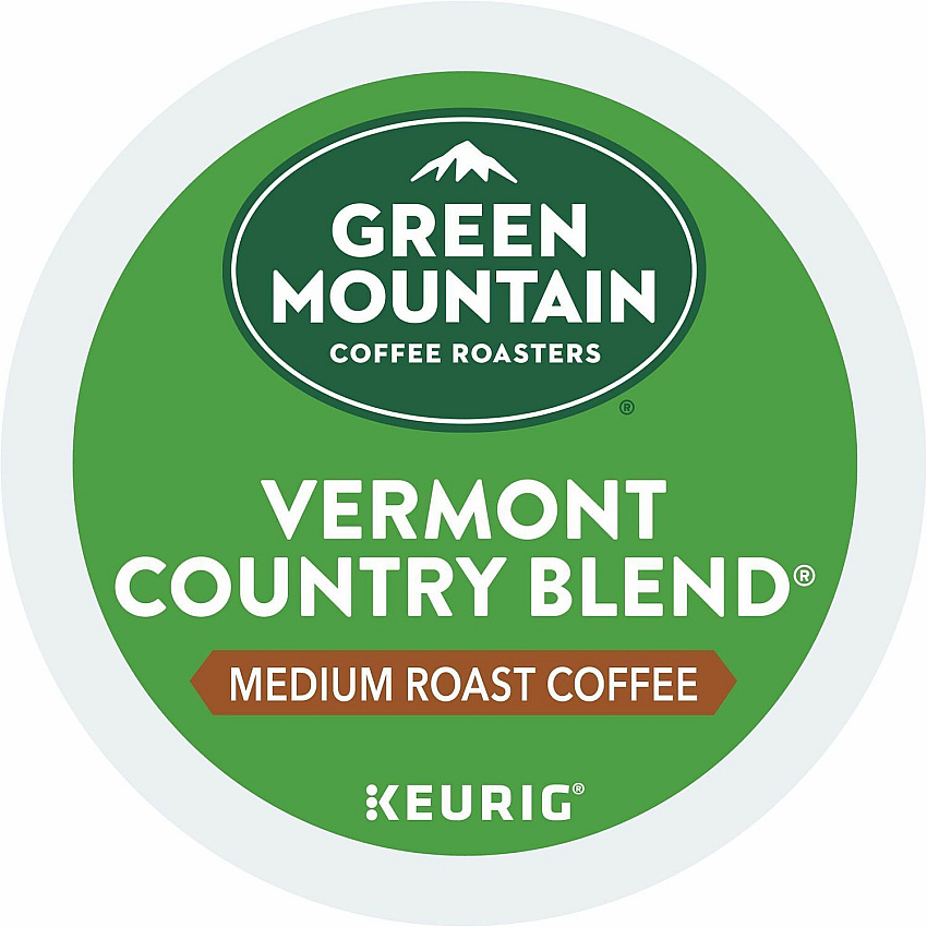 Green Mountain Coffee Roasters&reg; K-Cup Vermont Country Blend Coffee Compatible with Keurig Brewer - Regular - Medium - K-Cup - 24/Box - 4 / Carton (6602CT)