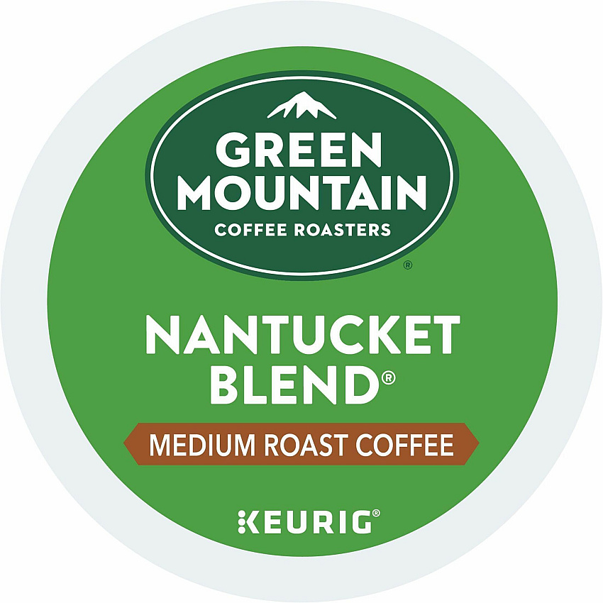 Green Mountain Coffee Roasters&reg; K-Cup Nantucket Blend Coffee Compatible with Keurig Brewer - Regular - Medium - K-Cup - 24/Box - 4 / Carton (6663CT)