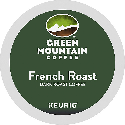 Green Mountain Coffee Roasters&reg; K-Cup French Roast Coffee Compatible with Keurig Brewer - Regular - Dark - K-Cup - French Roast - 24/Box - 4 / Carton (6694CT)