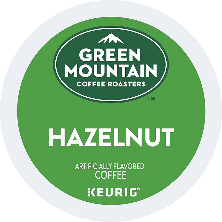 Green Mountain Coffee Roasters&reg; K-Cup Hazelnut Coffee Compatible with Keurig Brewer - Regular - Light - K-Cup - 24/Box - 4 / Carton (6792CT)