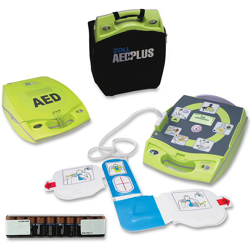 ZOLL Medical CPR Feedback Fully Automatic AED Automatic - Lime Green (800000400701)