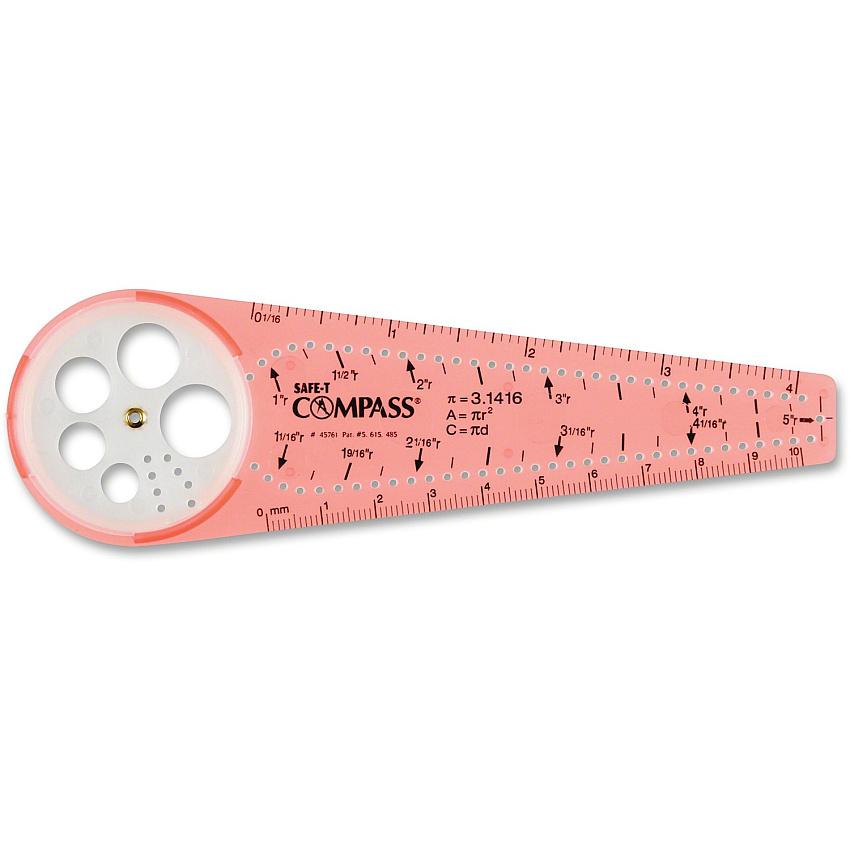 Learning Resources Safe-T Compass Plastic - Orange - 1 Each (LER45761)