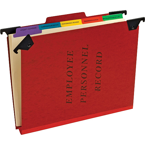 Pendaflex 1/3 Tab Cut Letter Recycled Hanging Folder 8 1/2" x 11" - 2" Expansion - 1" Fastener Capacity - Top Tab Location - 20 pt. - Red - Moisture Resistant, Reinforced Gusset, Durable, Reinforced Tab, Rip Proof, Tyvek Gusset - 65% Recycled - 1 (SER2ER)