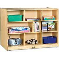 Jonti-Craft Rainbow Accents Super-size Double-sided Storage Shelf 35.50