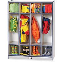 Jonti-Craft Rainbow Accents 4 Section Coat Locker 4 Compartment(s) - 50.50