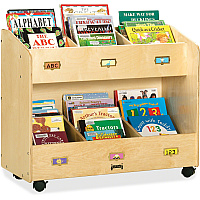 Jonti-Craft Mobile Section Book Storage Organizer 6 Compartment(s) - 29.50