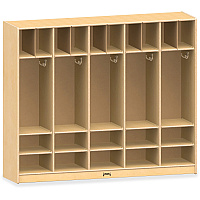 Jonti-Craft Rainbow Accents Large Locker Organizer without Tubs 4 Tier(s) - 50.50