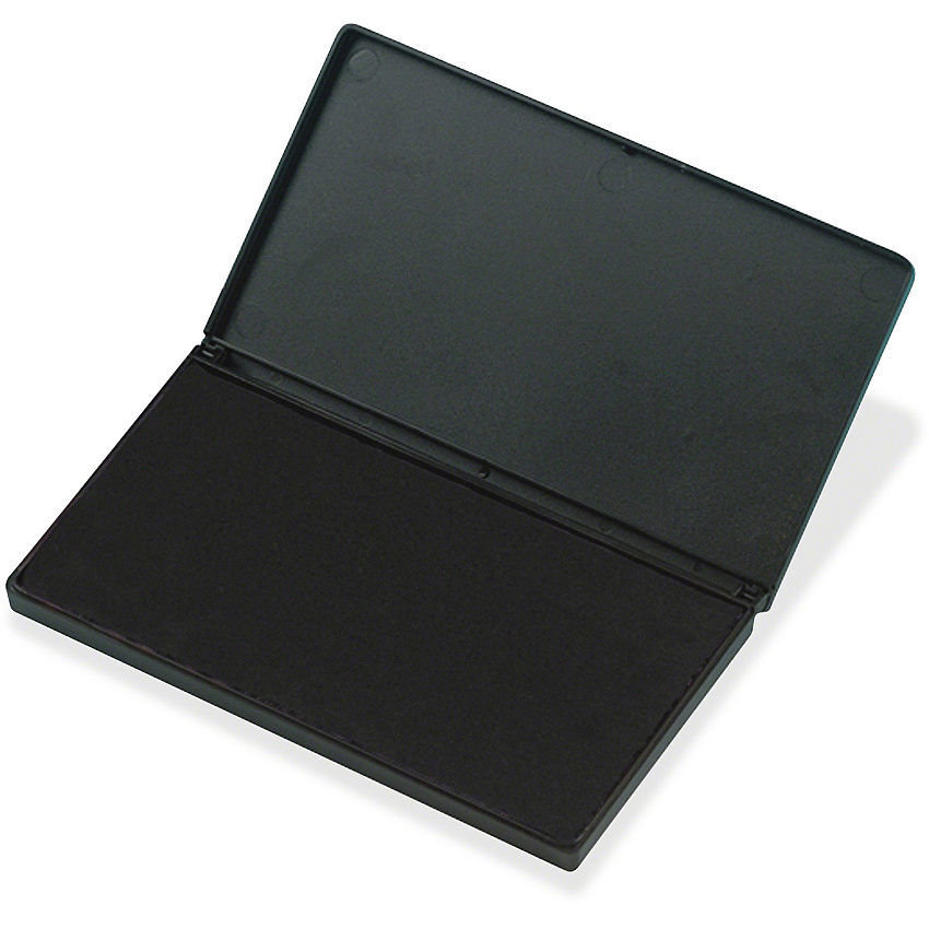 CLI Stamp Pad 6.3" Width x 3.3" Length - Felt Pad - Black Ink - Black - 1 Each (92820)