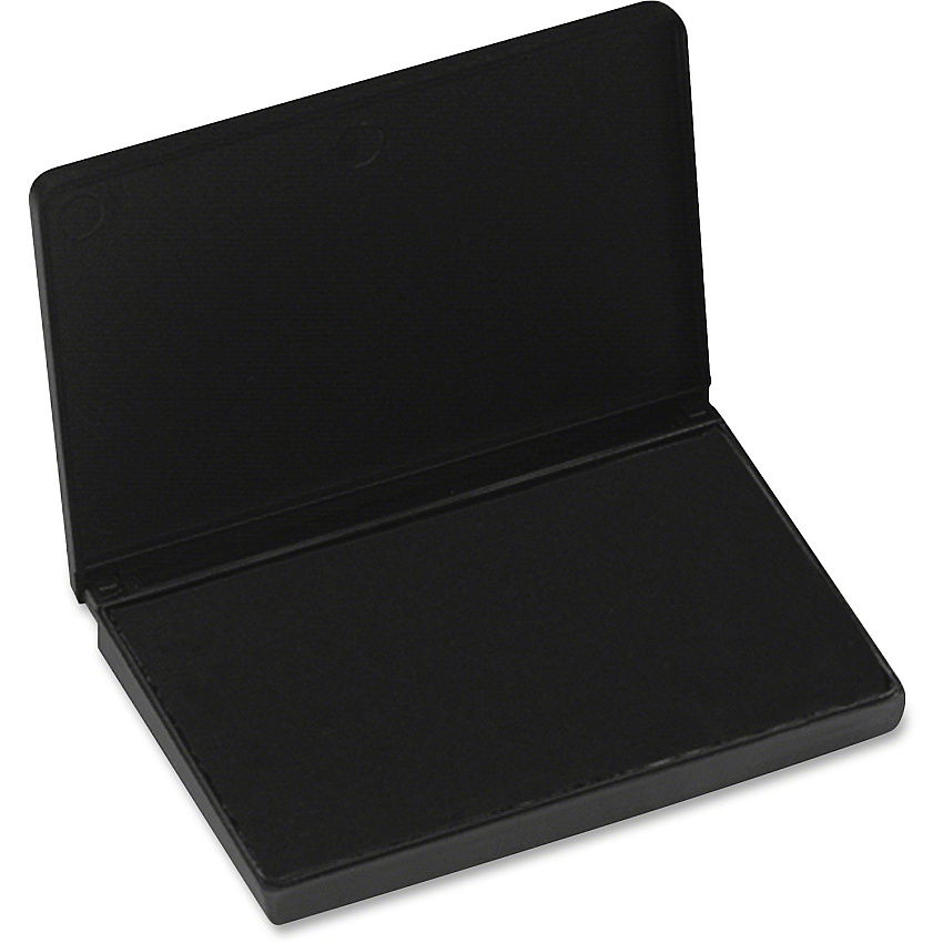 CLI Stamp Pad 2.8" Width x 4.3" Length - Felt Pad - Black Ink - Black - 1 Each (92420)
