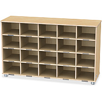 Jonti-Craft TrueModern 20-cubbie Shelf Unit 20 Compartment(s) - 29.50