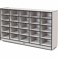 Jonti-Craft Rainbow Accents Cubbie Mobile Storage 25 Compartment(s) - 35.50