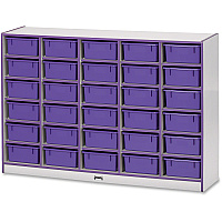 Rainbow Accents Rainbow Accents Mobile Tub Bin Storage 30 Compartment(s) - 42