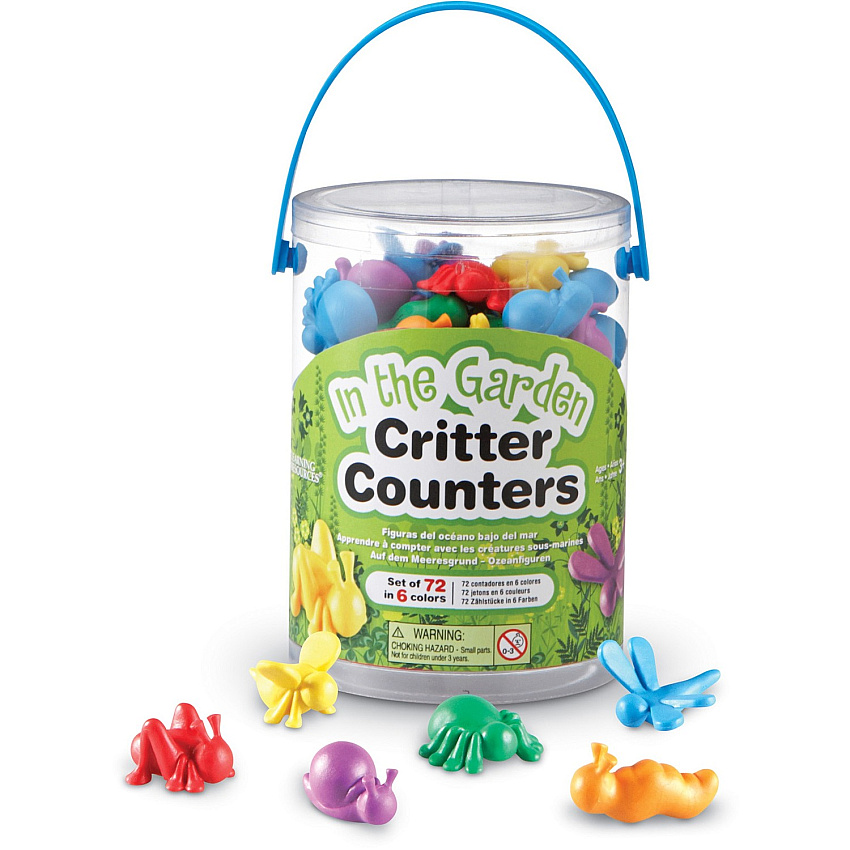 Learning Resources In The Garden Critter Counters Multi (LER3381)