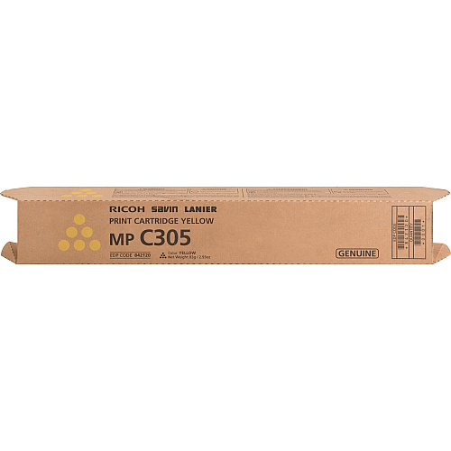 Ricoh Original Laser Toner Cartridge - Yellow - 1 Each 4000 Pages (842120)