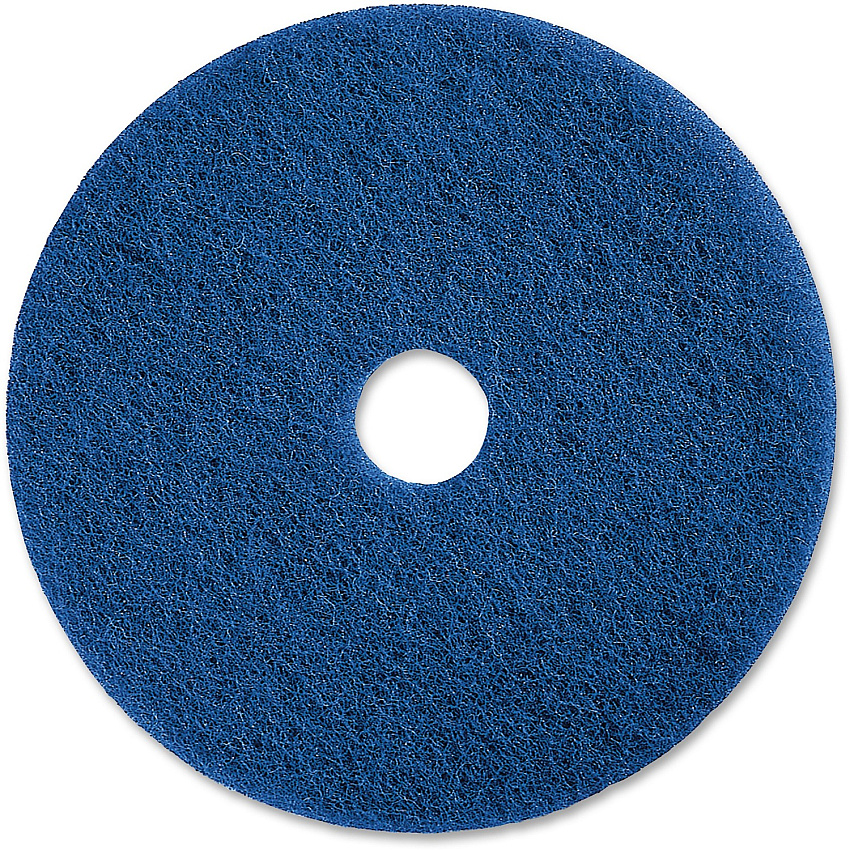 Genuine Joe Medium-duty Scrubbing Floor Pad 20" Diameter x 1" Thickness - Scrubbing, Floor - 175 rpm to 350 rpm Speed Supported - Medium Duty, Rotate, Abrasive, Scuff Mark Remover, Heel Mark Remover, Dirt Remover, Resilient, Flexible, Durable,  (GJO90620)