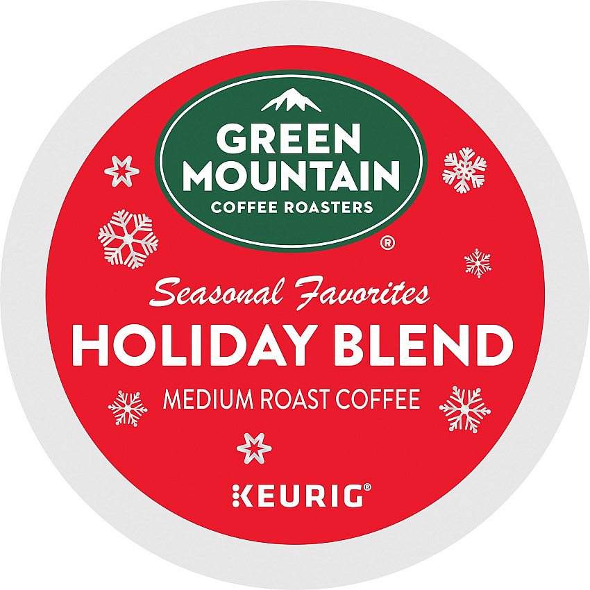 Green Mountain Coffee Roasters&reg; K-Cup Holiday Blend Coffee Regular - Medium - 24 K-Cup - K-Cup - 24 / Box (6204)