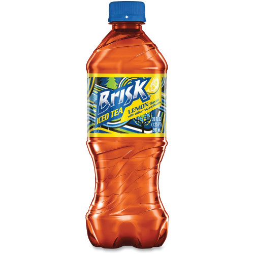 Brisk Lemon Iced Tea Beverage Drink Bottle Bottle (69294)