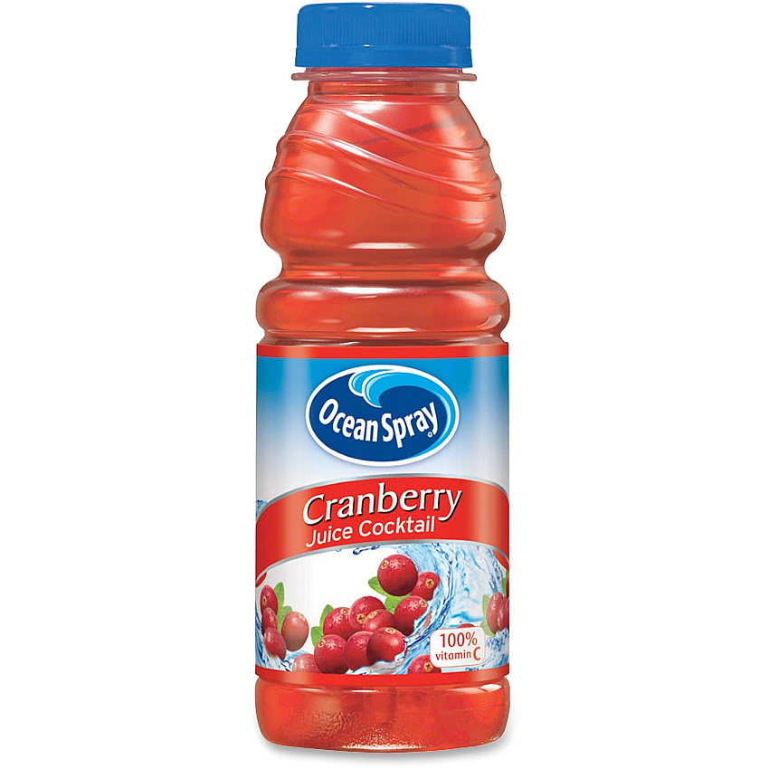 Ocean Spray Cranberry Juice Cocktail Drink 15.20 fl oz (450 mL) - 12 / Carton (70191)