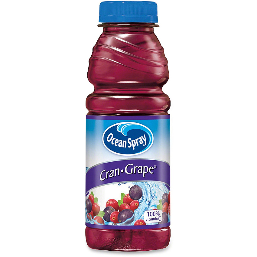 Ocean Spray Cran-Grape Juice Drink 15.20 fl oz (450 mL) - 12 / Carton (70193)