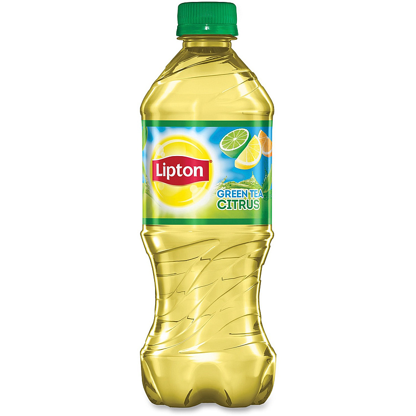 Lipton&reg; Citrus Green Tea Bottle 20 oz - 24 Bottle - 24 / Carton (92375)