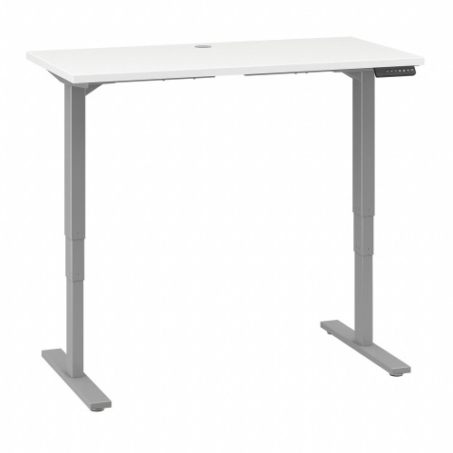 Bush Business Furniture 48W x 24D Height Adjustable Standing Desk in White (HAT4824WHK)