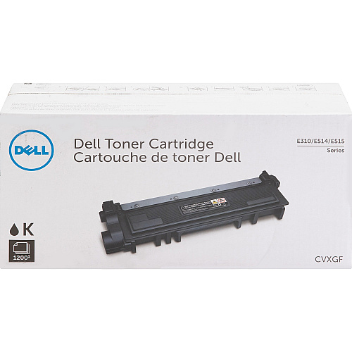 Dell Original Standard Yield Laser Toner Cartridge - Black - 1 Each 1200 Pages Black (CVXGF)