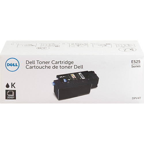 Dell Original Standard Yield Laser Toner Cartridge - Black - 1 Each 2000 Pages (DPV4T)