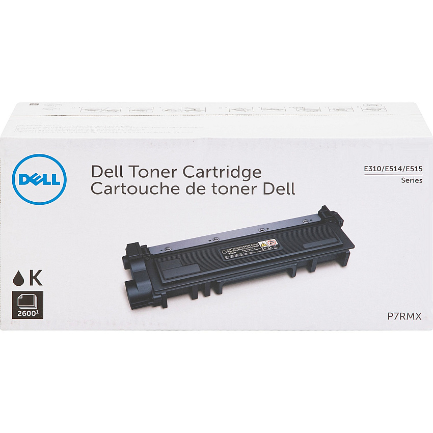 Dell Original High Yield Laser Toner Cartridge - Black - 1 Each 2600 Pages (P7RMX)