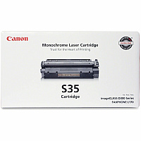 Canon S35 Original Laser Toner Cartridge - Black - 1 Each