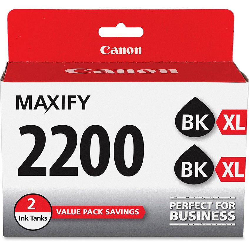 Canon PGI-2200XL Original Ink Cartridge 2500 Pages (Per Cartridge) (PGI2200XB2PK)