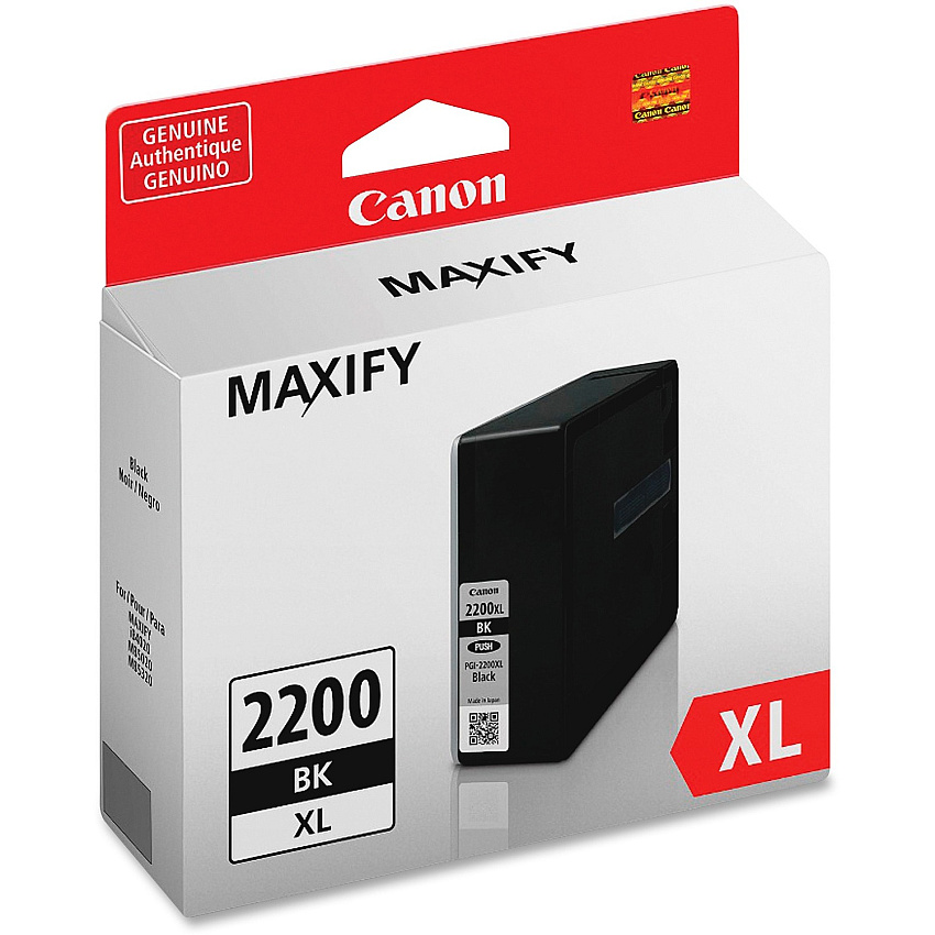 Canon PGI-2200XL Original Ink Cartridge 2500 Pages (Per Cartridge) (PGI2200XLBK)