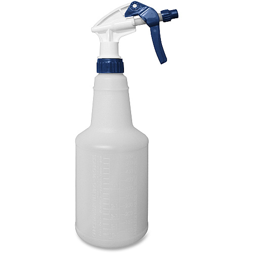 Impact Trigger Sprayer Bottle 8.13" Hose - Adjustable Nozzle - 3 / Pack - Blue, White (350245802)