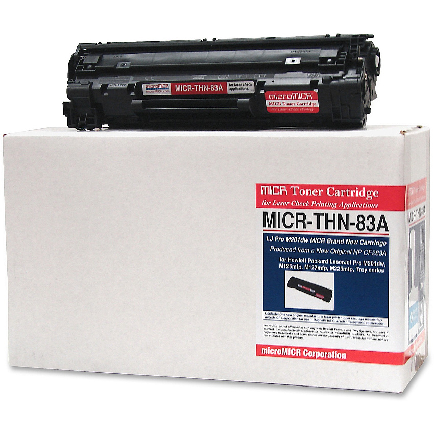 microMICR MICR Toner Cartridge - Alternative for HP 83A 1500 Pages (MICRTHN83A)