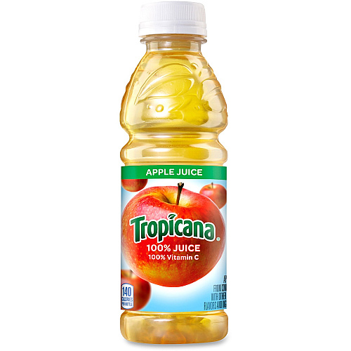 Tropicana 100% Apple Juice 10 fl oz (296 mL) - 24 / Carton (75717)