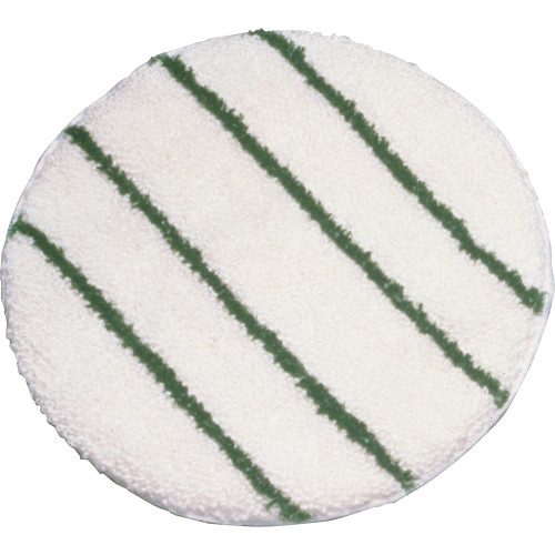 Rubbermaid Commercial Products Rubbermaid Commercial Green Strips 17" Carpet Bonnet (P26700WH)