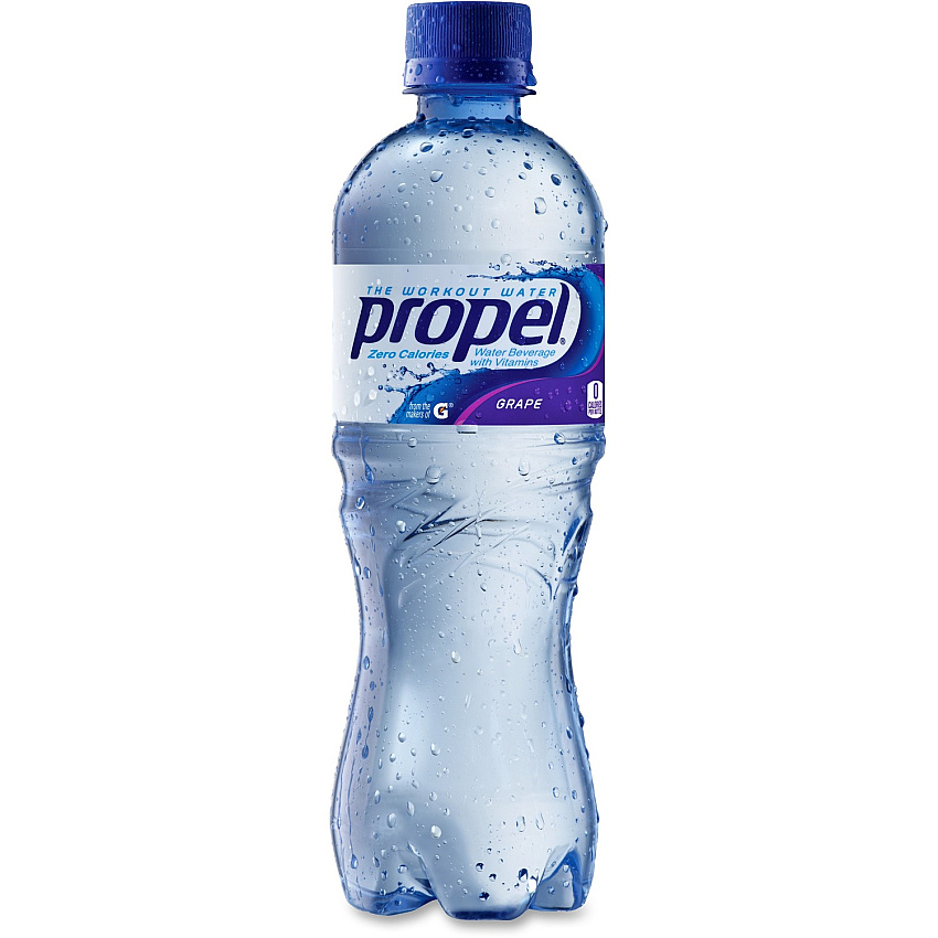 Propel Grape Flavored Water Beverage 16.90 fl oz (500 mL) - Grape - 24 / Carton (00173)
