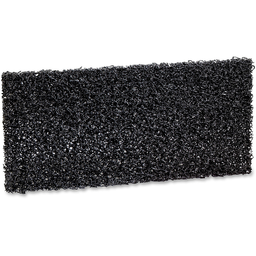3M Doodlebug Hi Productivity Stripping Pads 4.65" Width10" Length - Synthetic Fiber - Black - 10 / Box (05241)