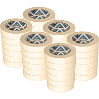 Business Source Utility-purpose Masking Tape 60 yd Length x 1" Width - 3" Core - Tan - Crepe Paper Backing - Pressure Sensitive - For General Purpose, Holding, Bundling, Sealing, Masking - 9/Pack - 4 / Carton (BSN16461CT)
